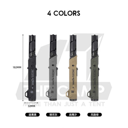 Shinetrip Torch Lighter Rotatating Head Blue Jet Flame Gun Outdoor Camping Butane Gas Burner Portable Pemetik Api A566