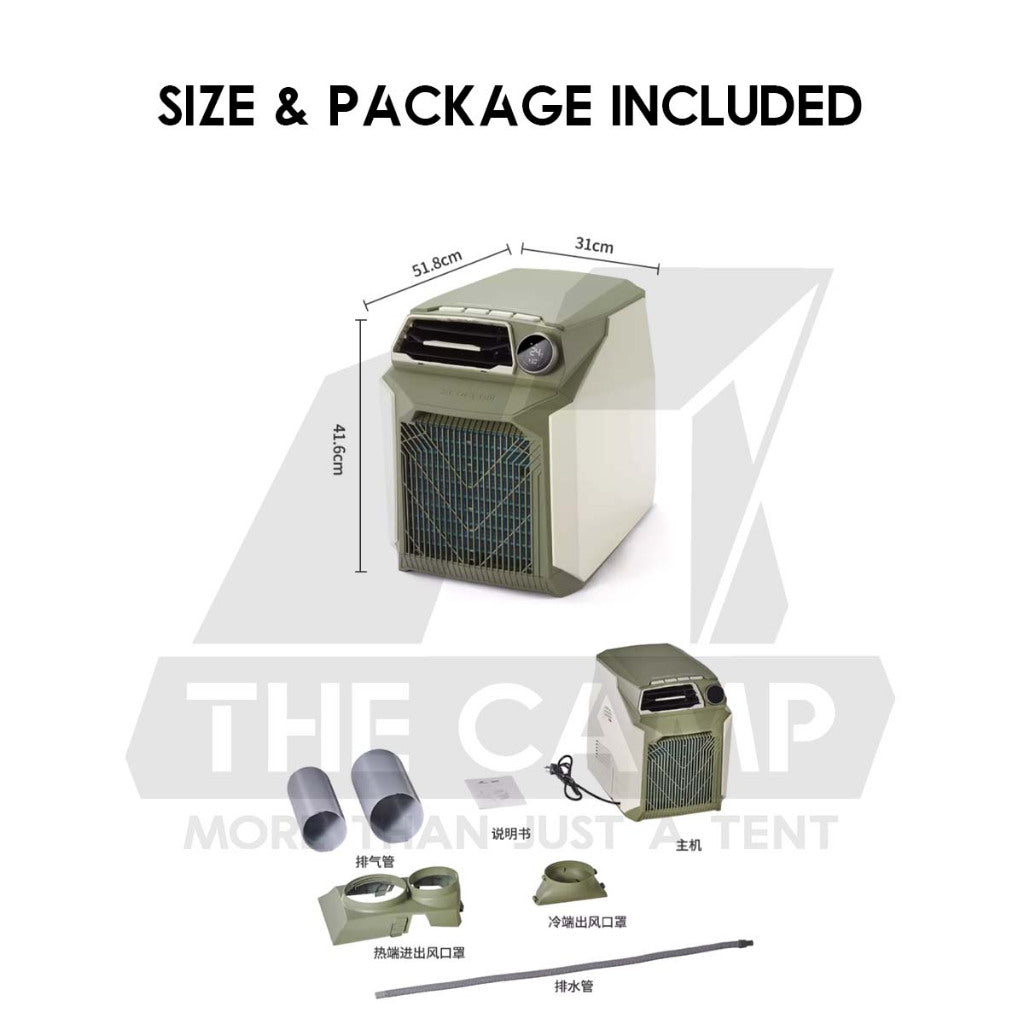 Naturehike x Ecoflow Air Cond Portable Outdoor Camping Rapid Cooling 1200W Tent Travel Caravan Battery CNH22DQ005