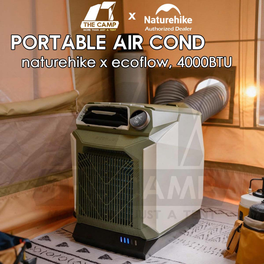 Naturehike x Ecoflow Air Cond Portable Outdoor Camping Rapid Cooling 1200W Tent Travel Caravan Battery CNH22DQ005