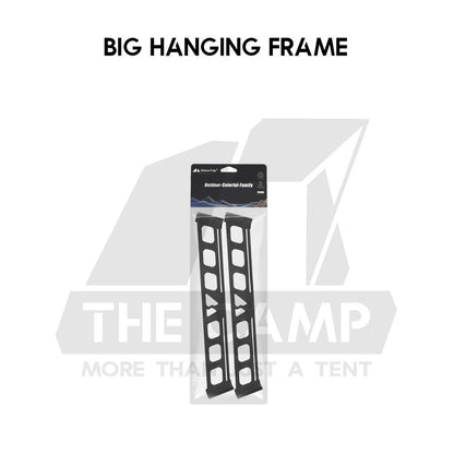 Shinetrip Outdoor Triangle Hanging Rack Aluminum Mesh Camping Hanger Tripod Shelf Stand Tableware Organizer