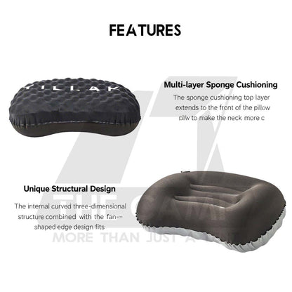 Tillak Cool Sensation Cooling Pillow Air Sponge 2 in 1 Outdoor Camping Bantal