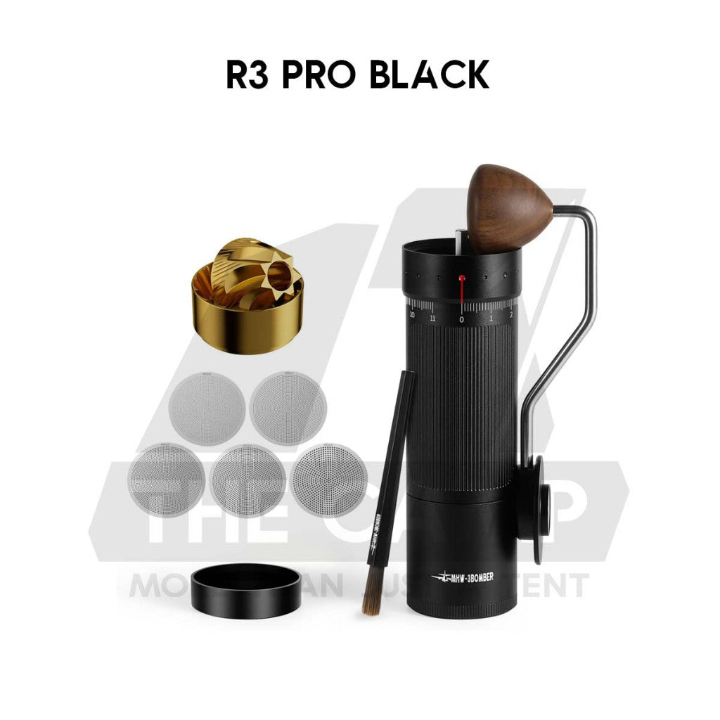 MHW-3BOMBER Racing M1 / R3 Manual Coffee Grinder 6 / 7 Core Blade Internal / External Adjustable Setting for Espresso