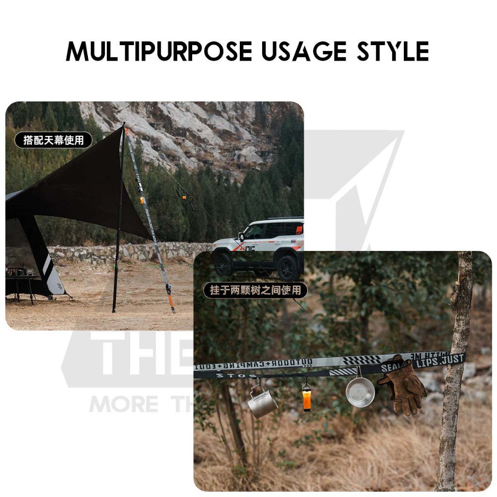 Shinetrip Tactical Rope Strap for Flysheet Tent Aluminium Pulley Quick Release Buckle Camping Guyline Tarp A576