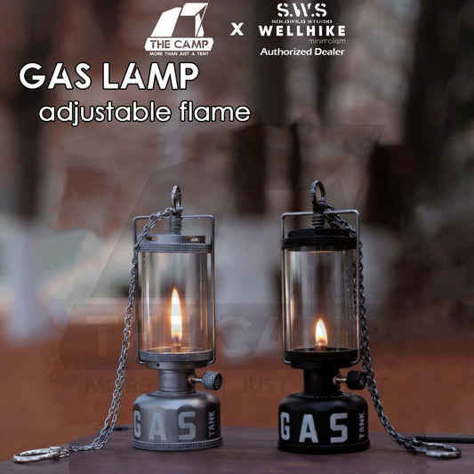 Wellhike SWS Gas Lamp Refillable Reusable Latern Light Aluminium Butane Gas