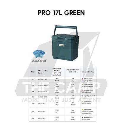 Naturehike JY PRO PU Cooler Ice Box 17L 24L 36L Wheel Camping Outdoor Refrigerator Freezer CNK2650CF012