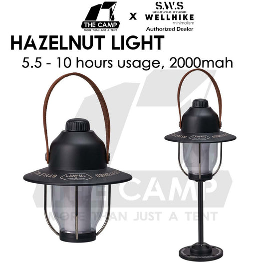 Wellhike SWS Hazelnut Light Retro Lamp Outdoor Camping LED Mini Light Atmosphere Atmospheric Lantern Lampu