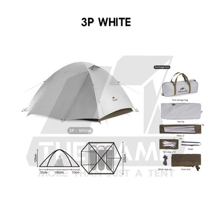 Naturehike YunChuan Ultralight Tent 2pax / 3pax Hiking Waterproof UPF50+ Outdoor Camping Khemah 2 Layers CNK2300ZP024