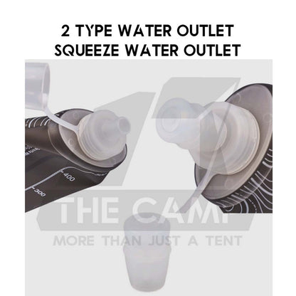 Wellhike SWS Foldable Water Bottle BPA Free 500ml Travel Sport Outdoor Camping Leakproof Collapsible Folding Botol Air