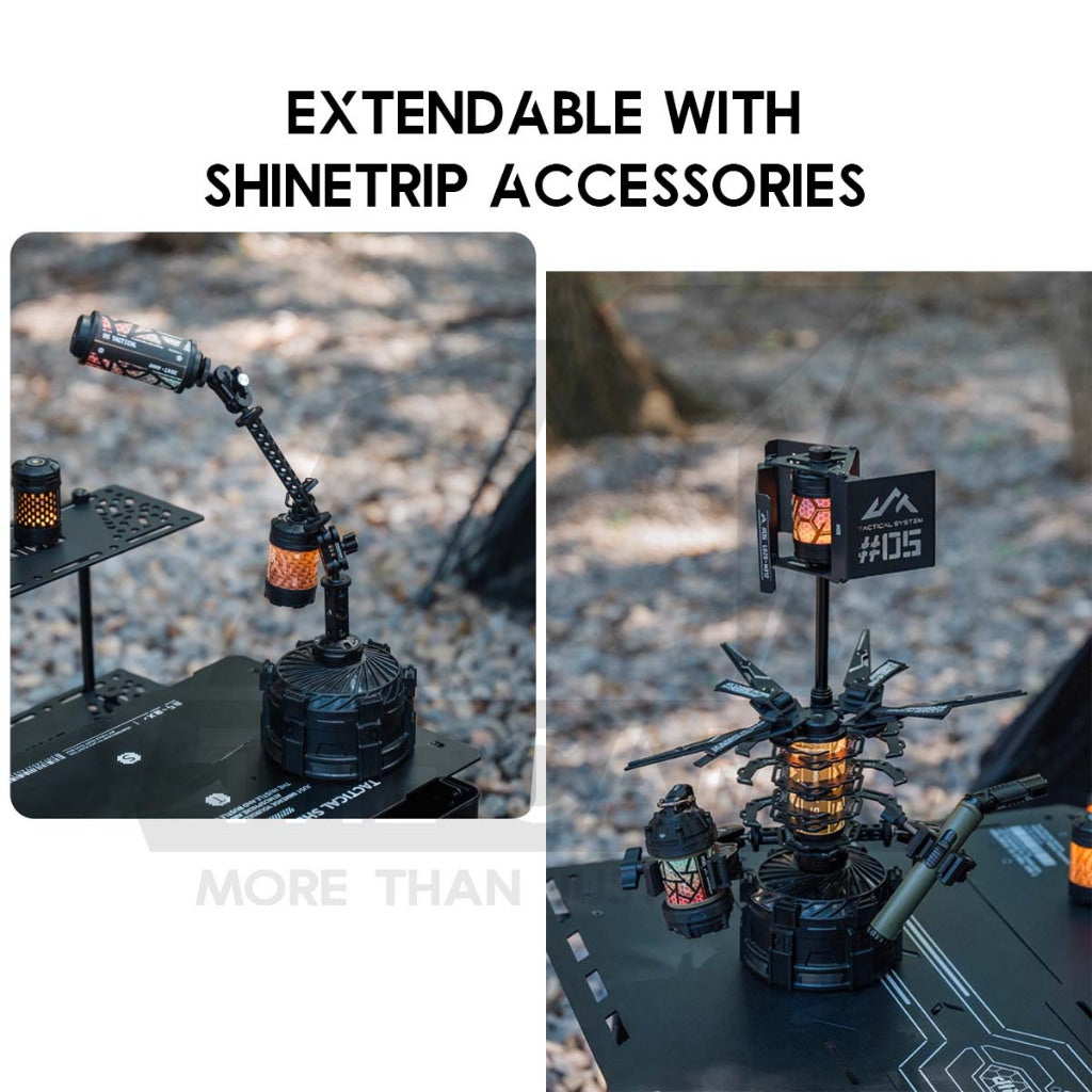 Shinetrip Gas Cap with Lamp Rod Pole Adaptor Outdoor Camping Butane Gas Cover Extension Holder A562