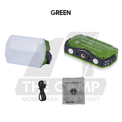 Wellhike SWS Edge Armor Light 4000mah High Brightness Outdoor Camping Lamp Tripod Magnet Hanging Lamp Lampu