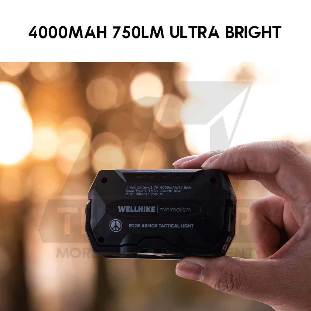 Wellhike SWS Edge Armor Light 4000mah High Brightness Outdoor Camping Lamp Tripod Magnet Hanging Lamp Lampu
