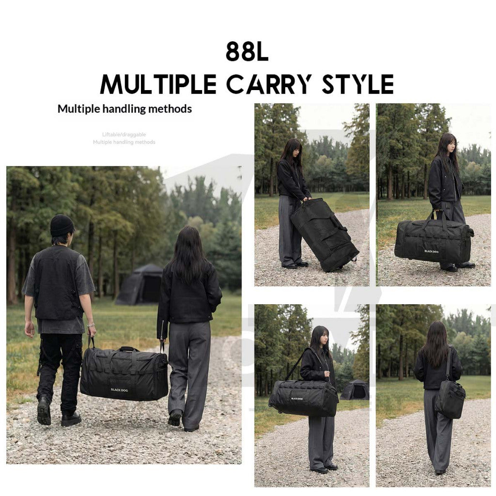 Blackdog Wheel Storage Bag 123L 88L Large Capacity Big Outdoor Camping Equipment Case Beg Besar CBD2550XB018