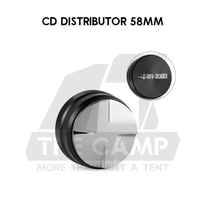 MHW-3BOMBER CD Series / Macaron Series Tamper & Distributor 58mm Black Wood Espresso Machine