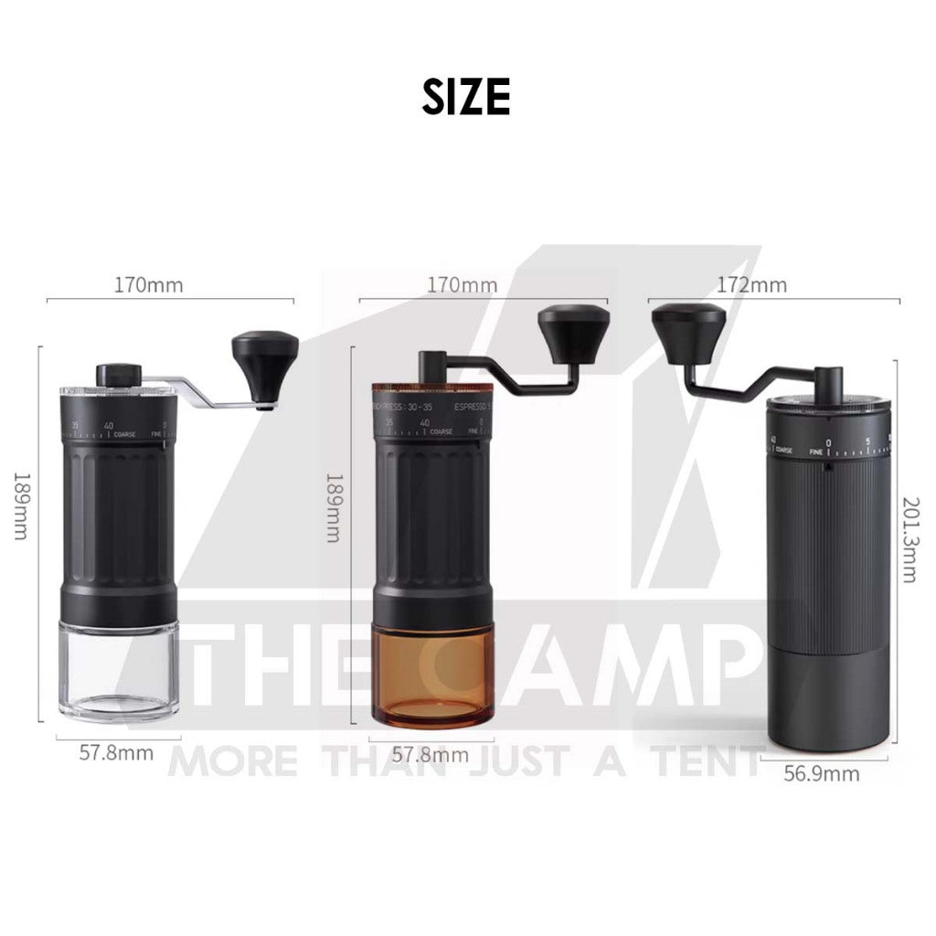 Cliton Manual Grinder Ceramic / 420 Stainless Steel Burr Coffee Machine Maker Outdoor KMDJ-LSP-6-L HC HS-A