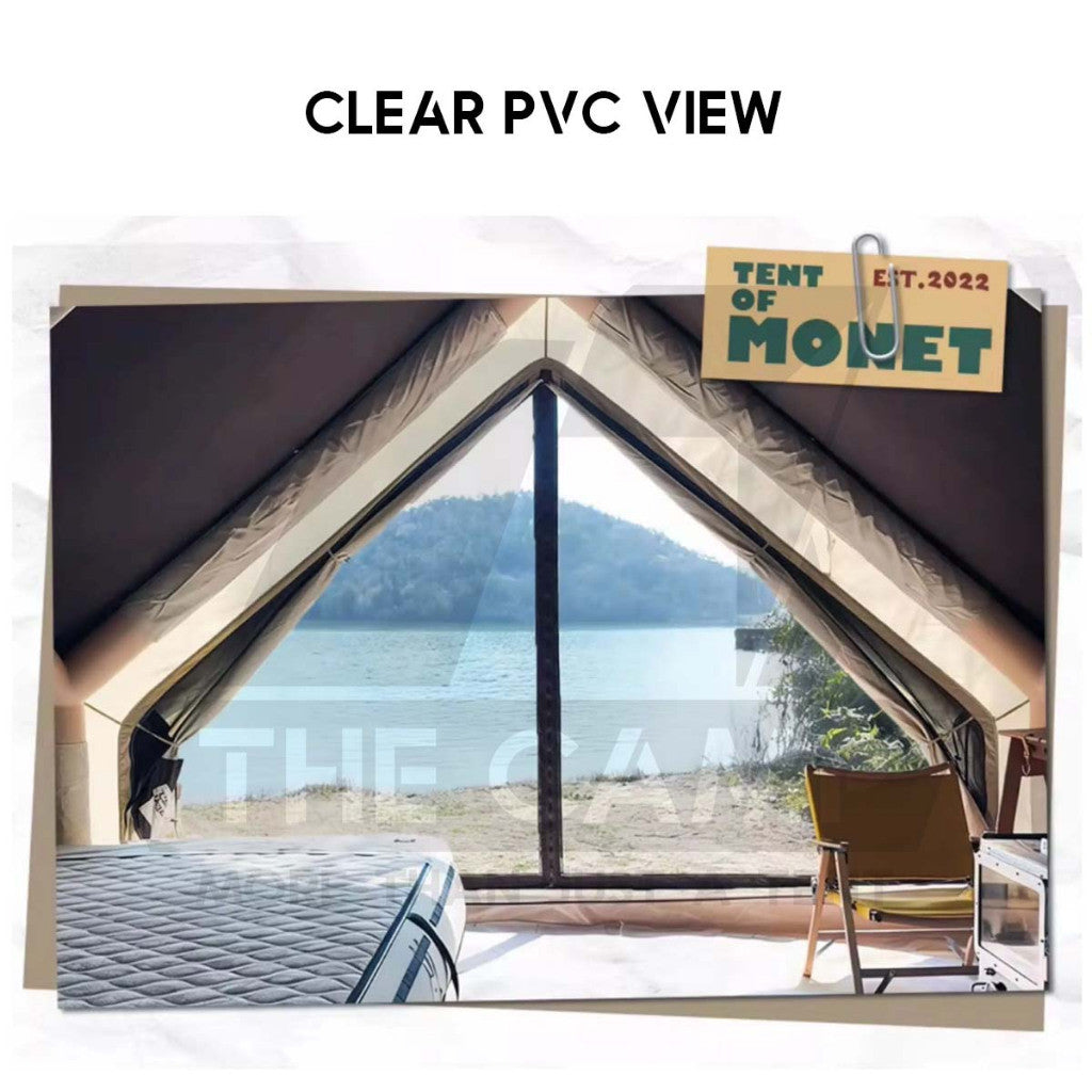 CC Monet 8.6 Inflatable Air Tent Accessories Retro Vintage Style Whimsical Outdoor Camping Pump Khemah Angin