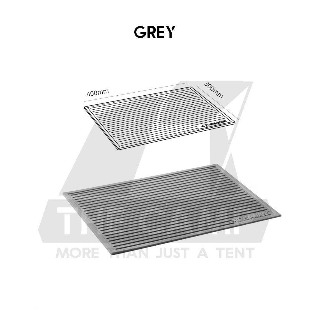 MHW-3BOMBER Coffee Bar Silicone Dish Drying Pad Mat Rubber Draining Cafe Barista Coaster Anti Slip