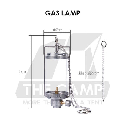 Wellhike SWS Gas Lamp Refillable Reusable Latern Light Aluminium Butane Gas