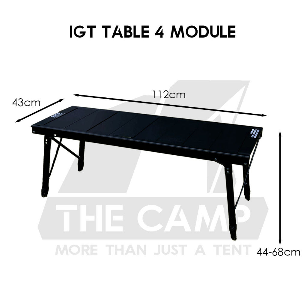 Wellhike SWS IGT Table 3 / 4 Unit Adjustable Height Expandable Side Spider Stove Acrylic Wood Lamp Pole Water Dispenser