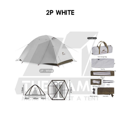 Naturehike YunChuan Ultralight Tent 2pax / 3pax Hiking Waterproof UPF50+ Outdoor Camping Khemah 2 Layers CNK2300ZP024