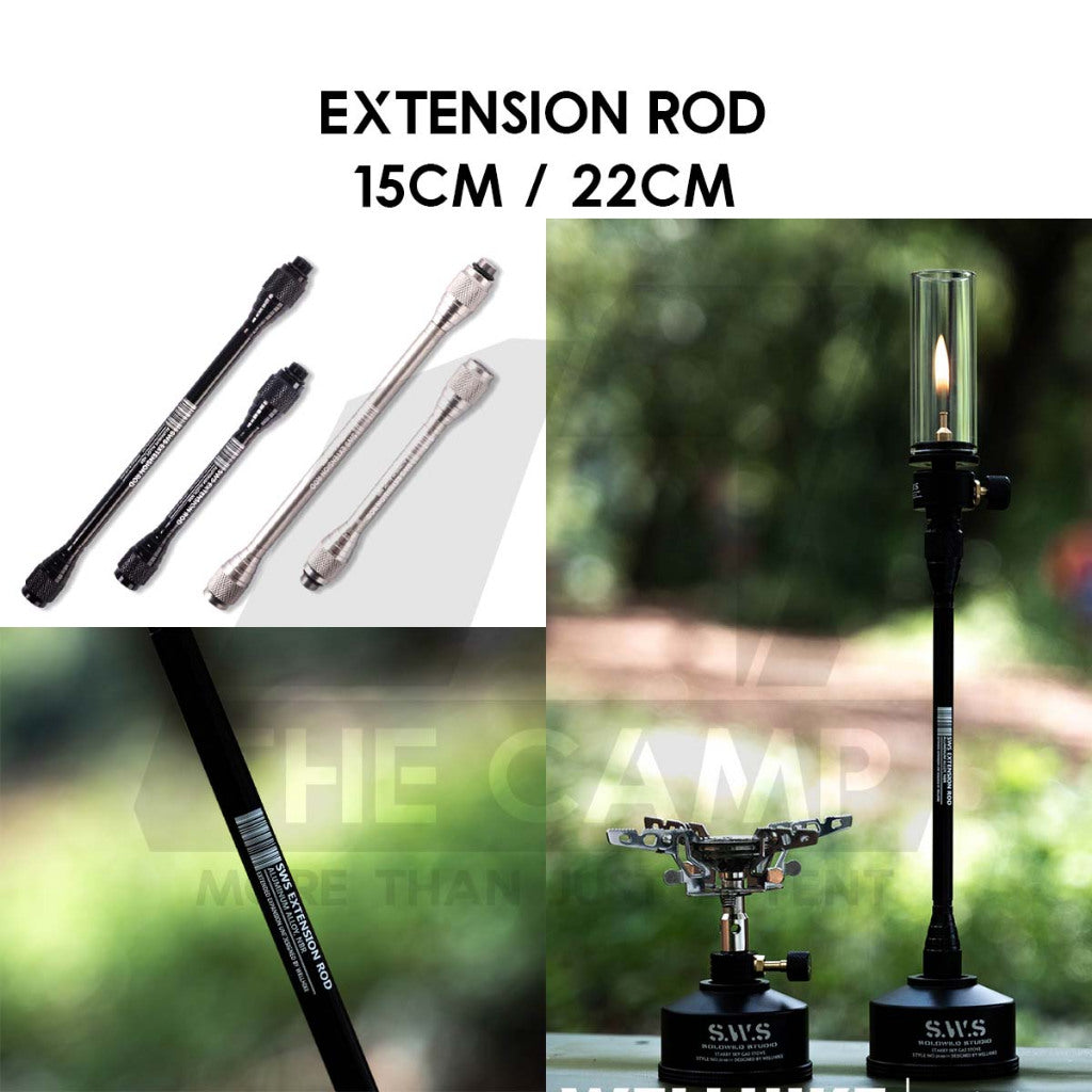 Wellhike SWS Gas Tank Refillable Reusable Lamp Extension Rod Foldable Stove Aluminium Butane Gas