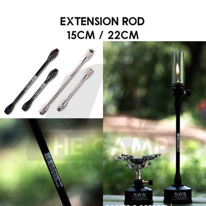Wellhike SWS Gas Tank Refillable Reusable Lamp Extension Rod Foldable Stove Aluminium Butane Gas