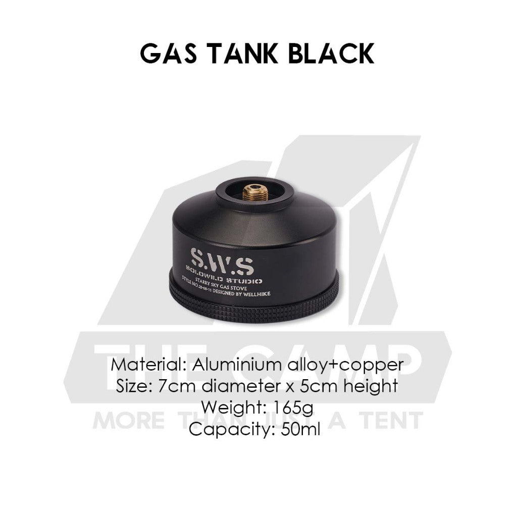 Wellhike SWS Gas Tank Refillable Reusable Lamp Extension Rod Foldable Stove Aluminium Butane Gas