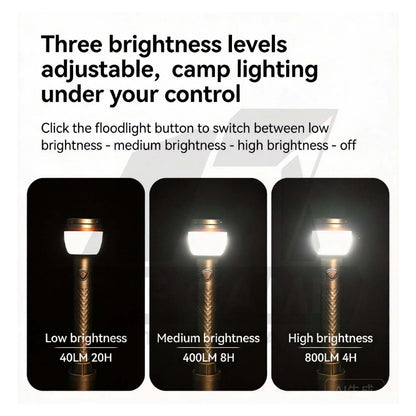 Shinetrip A591 Tripod Light 1.92m Tactical Telescopic Aluminium LED Work Stand Magnet Adjustable Lamp Outdoor Camping