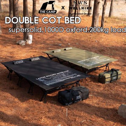 Wellhike SWS Double Cot Bed Extra Thick Outdoor Camping 10cm Sponge 3D Mattress Bed Katil Tilam