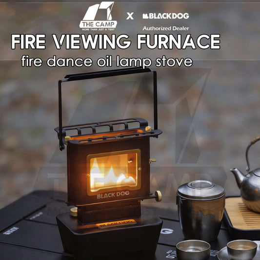 Blackdog Fire Viewing Furnace Fire Dance View Kerosene Oil Lamp Stove Camping Frying Grill Pan Light CBD2550ZM036