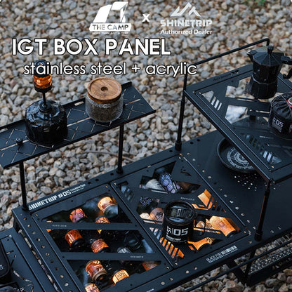 Shinetrip IGT Box Panel Table Storage Box 19 Tornado Light Acylic Accessories Surface Plate A454 A549