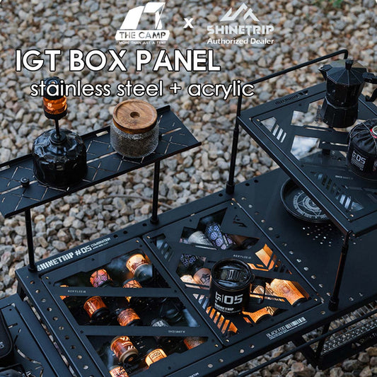 Shinetrip IGT Box Panel Table Storage Box 19 Tornado Light Acylic Accessories Surface Plate A454 A549