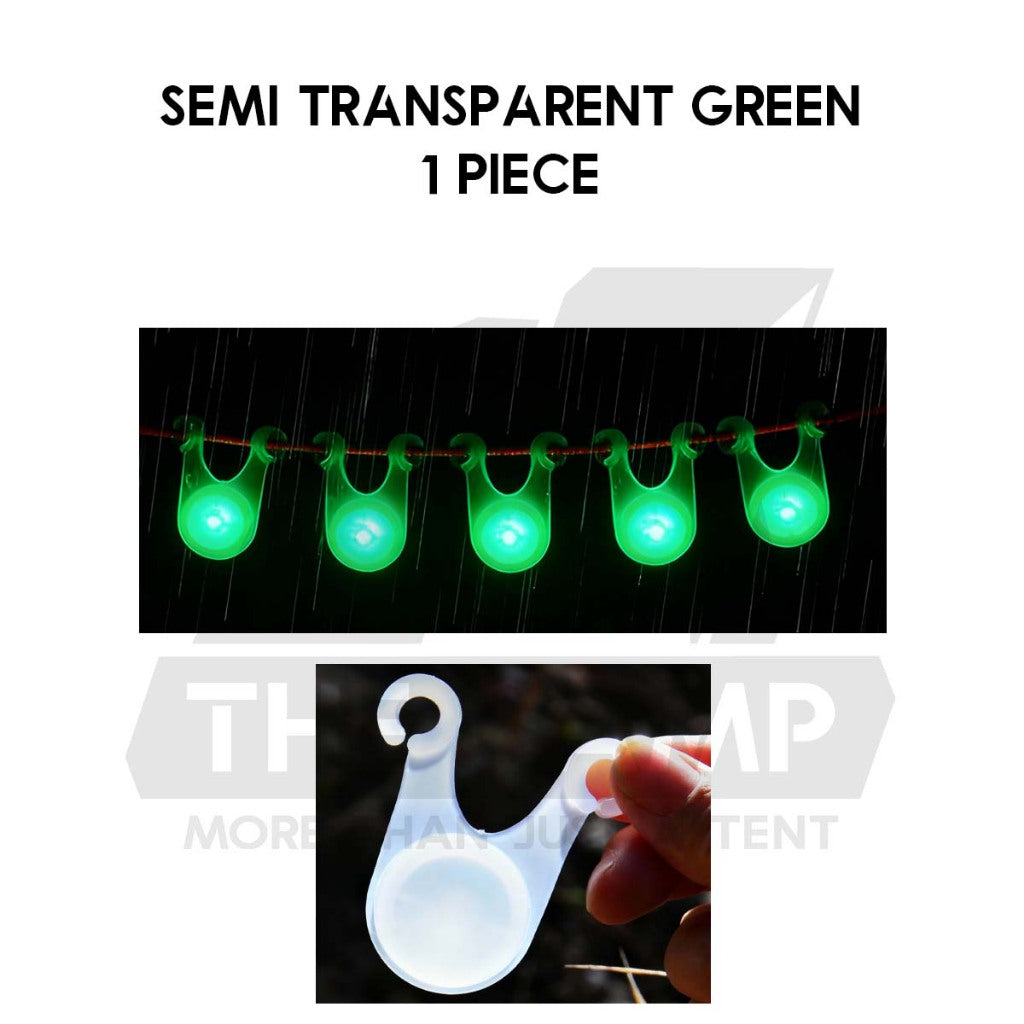 LED String Guard Light Mini Outdoor Camping Rope Hanging Warning Lamp Flashlight Safety Silicone Lampu Tali Battery
