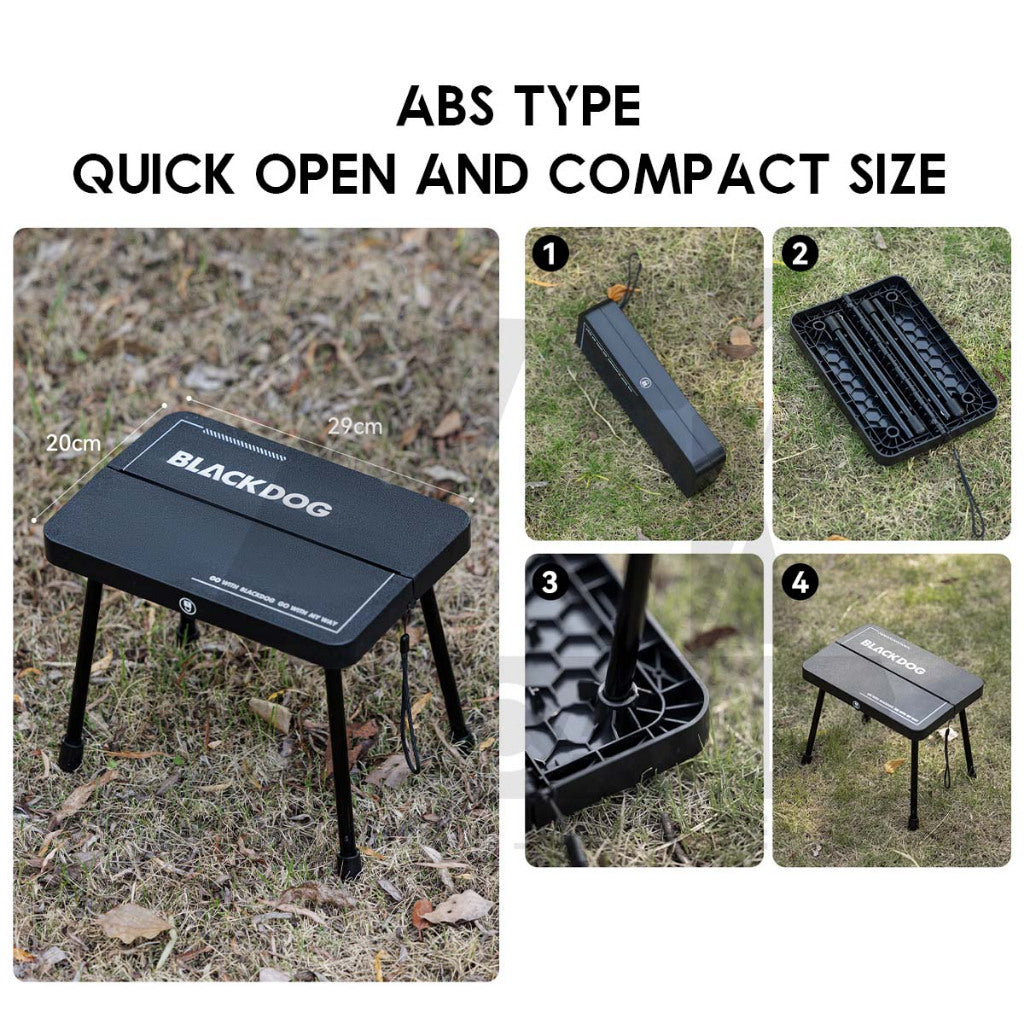 Blackdog Tactical Stool Aluminium Cloth ABS Folding Ultralight Portable Chair Outdoor Camping Bangkul Lipat CBD2650JJ011