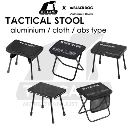 Blackdog Tactical Stool Aluminium Cloth ABS Folding Ultralight Portable Chair Outdoor Camping Bangkul Lipat CBD2650JJ011