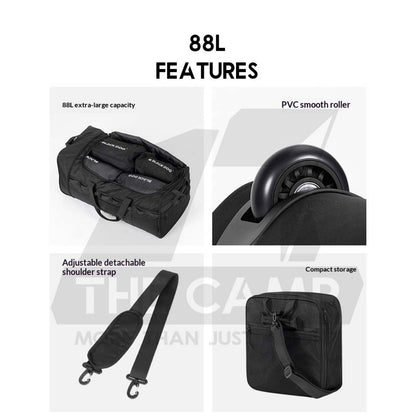 Blackdog Wheel Storage Bag 123L 88L Large Capacity Big Outdoor Camping Equipment Case Beg Besar CBD2550XB018