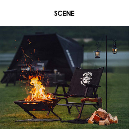 Blackdog Firepit Foldable Fire Pit Compact Storage Outdoor Camping Burning Picnic Firewood CBD2550CF020