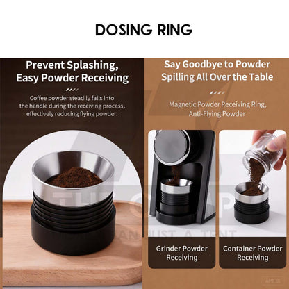 Cliton Expresso Coffee Maker Machine Outdoor Portable Set with Storage Bag Capsule Ground Powder 2 in 1 20Bar CL-CFS32
