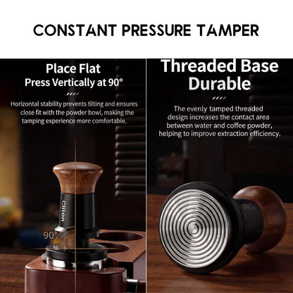 Cliton Constant Tamper 51mm 30lbs Coffee Accessories Constant Pressure Espresso Constant Force CL-YFC06