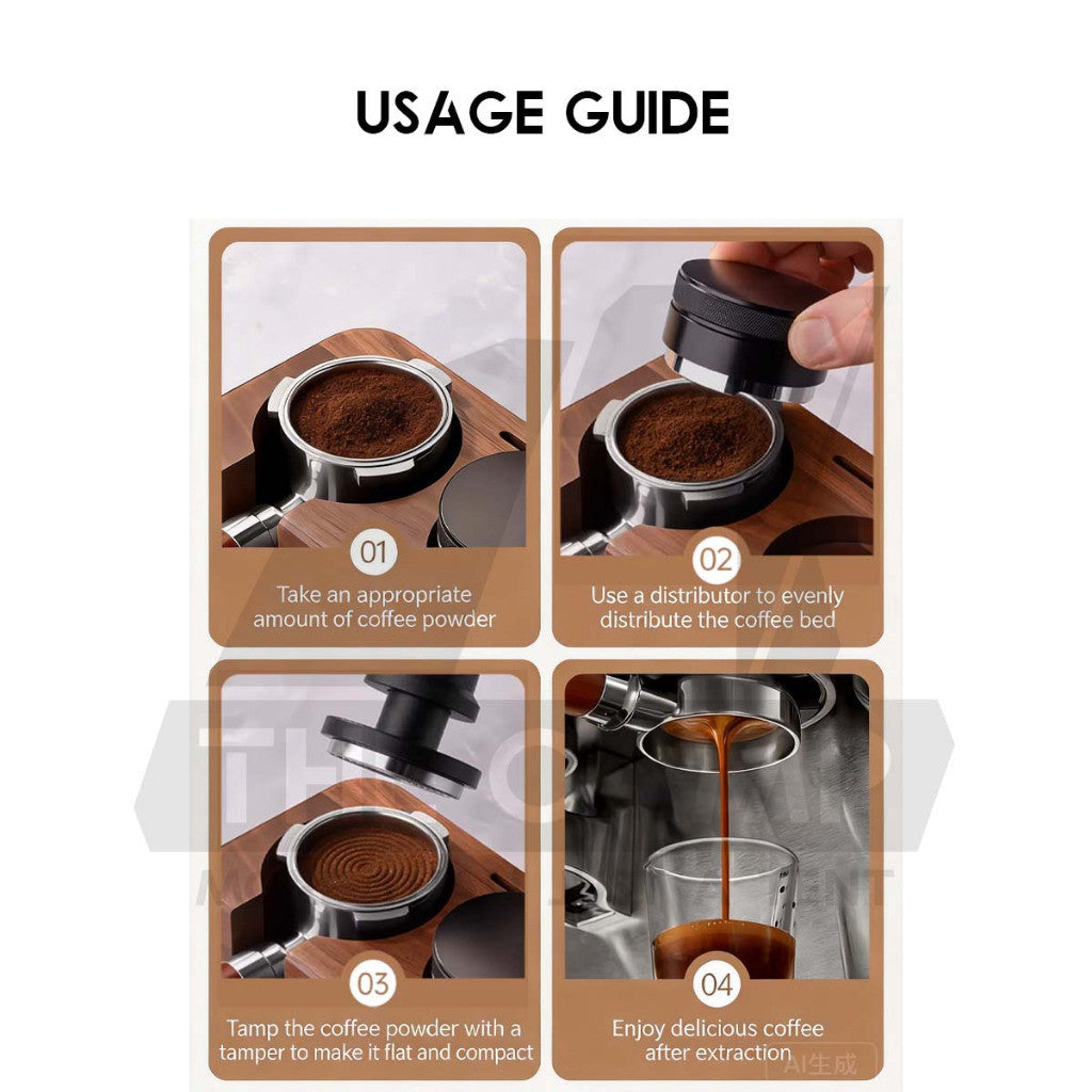Cliton Constant Tamper 51mm 30lbs Coffee Accessories Constant Pressure Espresso Constant Force CL-YFC06