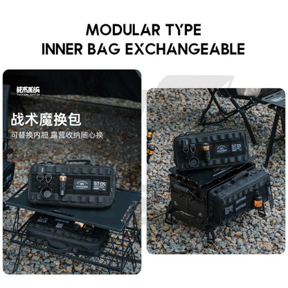 Shinetrip Modular Storage Bag Mesh Inner Compartment Equipment Coffee Light Lamp Tool Beg Outdoor Camping A534