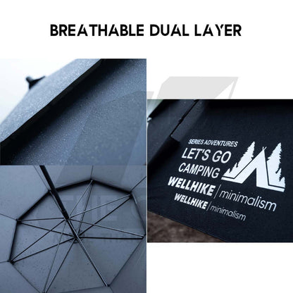 Wellhike SWS Outdoor Umbrella Screen Tarp Light Water Base Stand Parasol Camping Fishing Picnic Sunscreen Tent