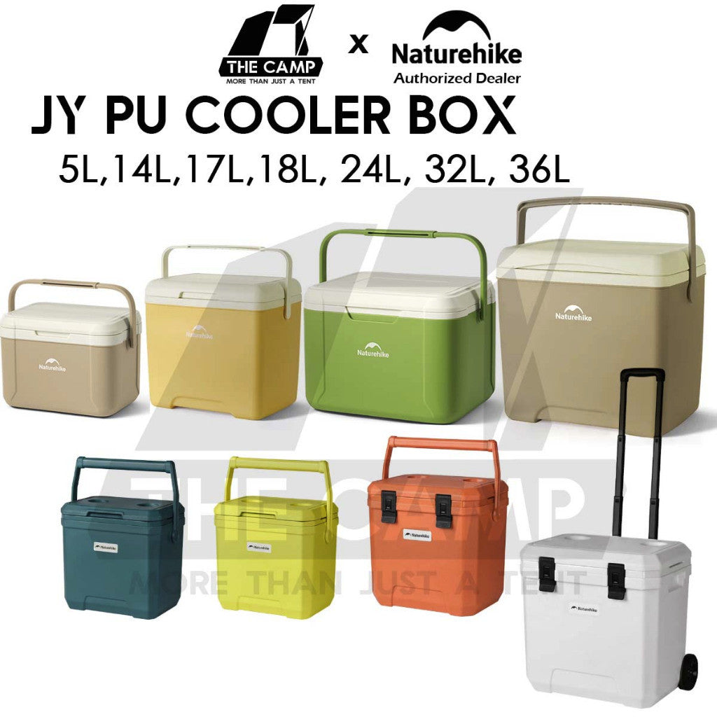 Naturehike JY PU Cooler Ice Box Pro 5L 14L18L 32L 17L 24L 36L Wheel Camping Outdoor Refrigerator Freezer CNK2450CF012