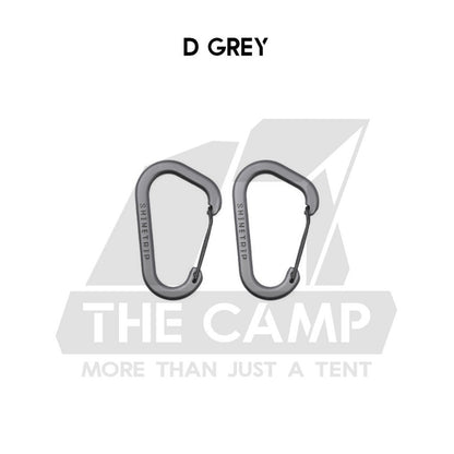 Shinetrip Deck Peg Fishbone Fish Bone Aluminium Carabiner Tarp Flysheet Pole Tent Khemah A572