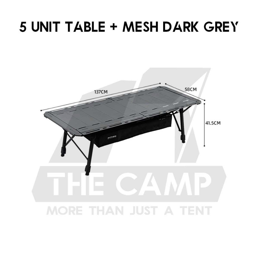 Shinetrip Tuoyu Tactical IGT Table 3.5 /  5 unit  Adjustable Height Expandable Side Outdoor Camping Modular Meja A584