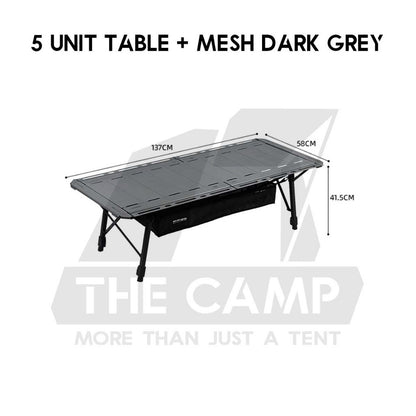 Shinetrip Tuoyu Tactical IGT Table 3.5 /  5 unit  Adjustable Height Expandable Side Outdoor Camping Modular Meja A584