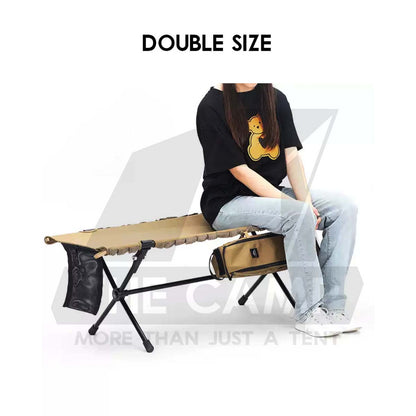 Tillak Double Chair Foldable Compact Size 1000D Cordura Folding Outdoor Camping Aluminium Kerusi Healing