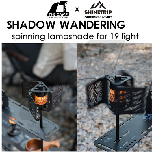 Shinetrip Shadow Wandering Lamp Shade for 19 Tornado Light Accessories Outdoor Camping Light Stand Pole A556