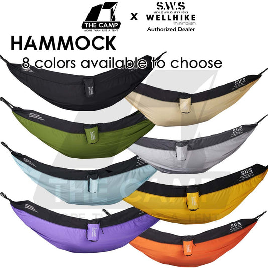 Wellhike SWS Hammock Double Ultralight Portable Hanging Outdoor Camping Bed Buaian Gantung