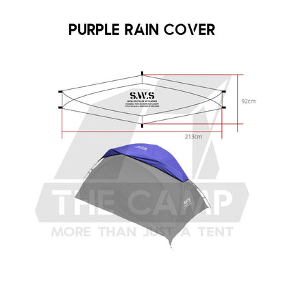 Wellhike SWS 2 Person Hiking Tent Morning Mist Lightweight Portable with Mesh Outdoor Camping Solo Khemah Rain Cover