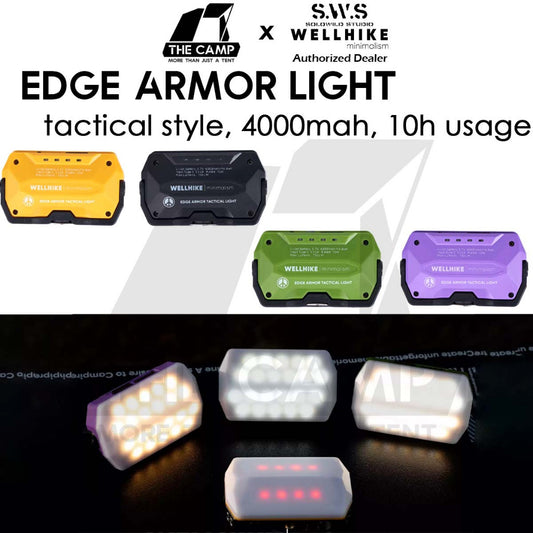 Wellhike SWS Edge Armor Light 4000mah High Brightness Outdoor Camping Lamp Tripod Magnet Hanging Lamp Lampu